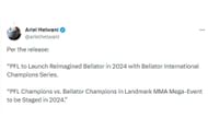 Tweet regarding acquisition